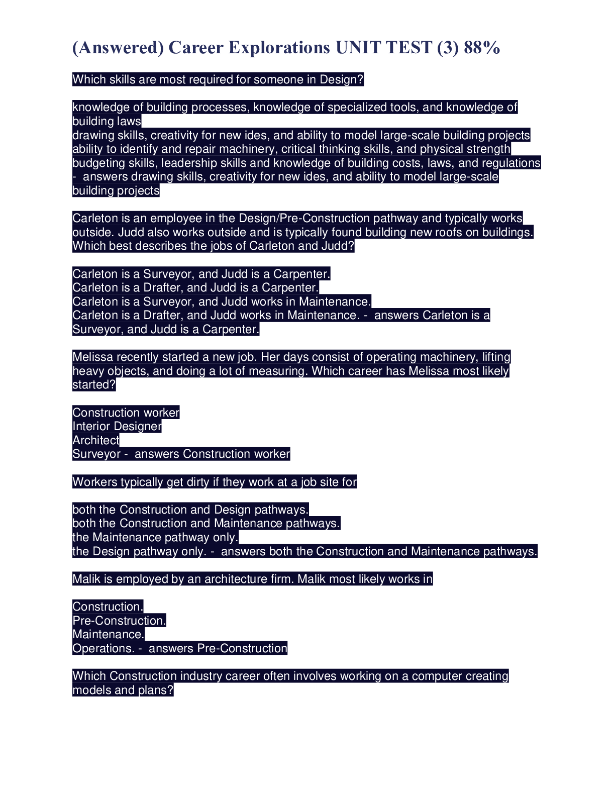 Preview image for Resources for Leading and Managing in Nursing, 7th Edition: Midterm leadership Exam.LATEST UPDATE 2023.GUARANTEED GRADED A+.